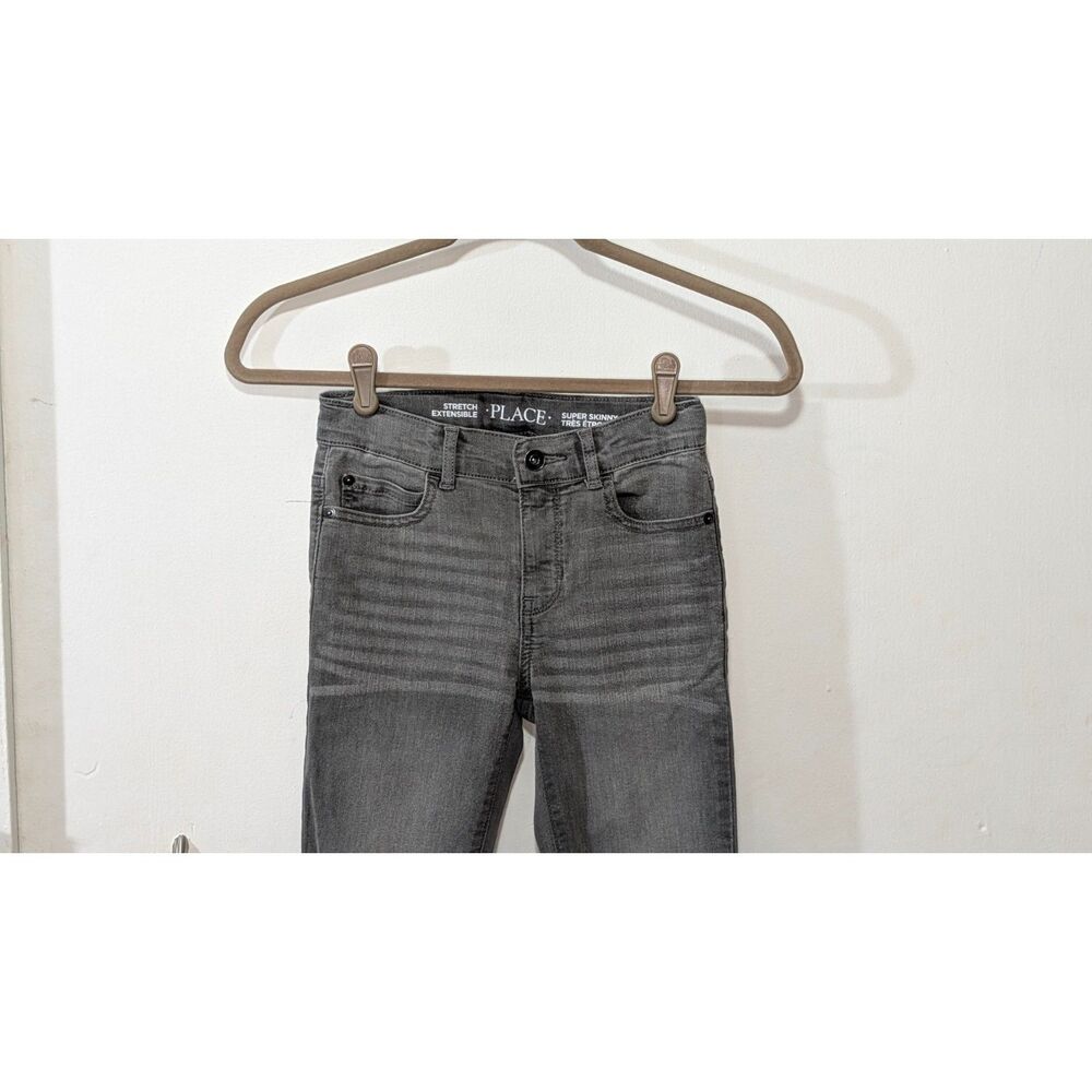 Adjustable Waistband Super Skinny Stretch Jeans - Children's Place sz. 10